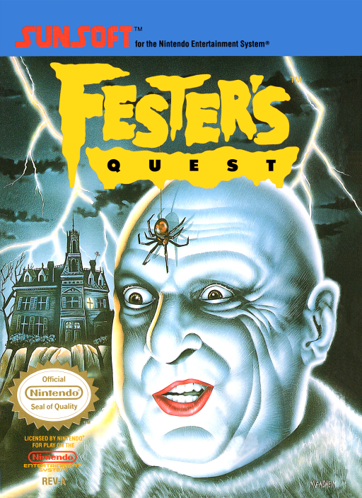 Addams Family, The - Uncle Fester's Quest (USA) (Beta) box art